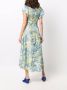 Stella McCartney Midi-jurk met print Groen - Thumbnail 4