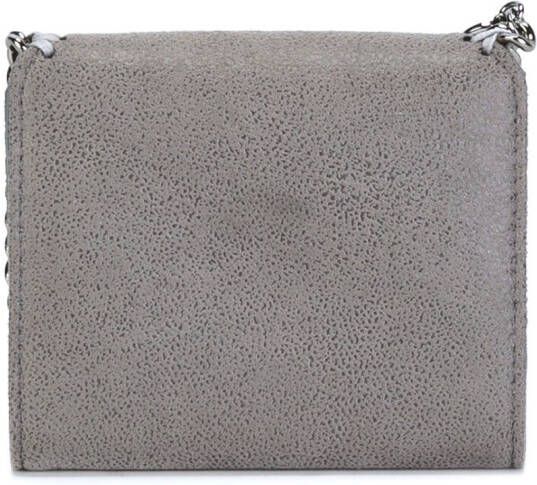 Stella McCartney mini 'Falabella' flap wallet Grijs