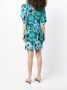 Stella McCartney Mini-jurk met bloemenprint Blauw - Thumbnail 4