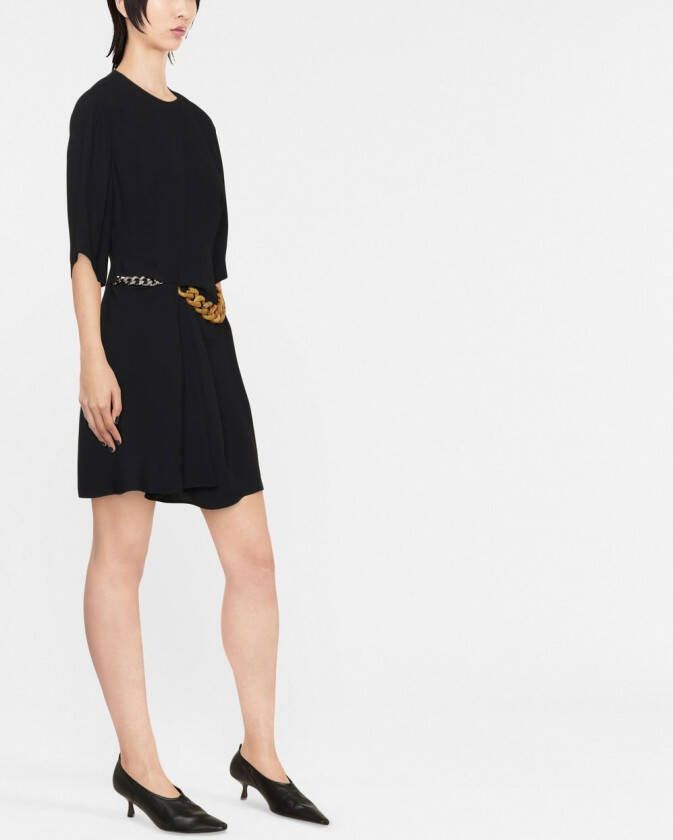 Stella McCartney Mini-jurk met ketting Zwart