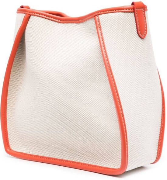 Stella McCartney Stella mini-crossbodytas met logo Beige