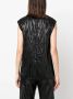 Stella McCartney Tanktop met moire-effect Zwart - Thumbnail 4
