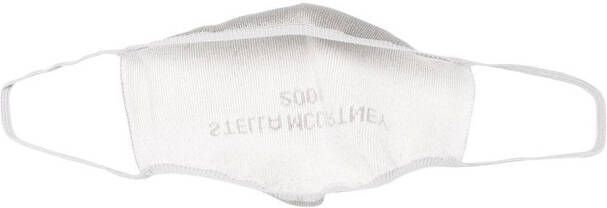 Stella McCartney Mondkapje met logo Grijs