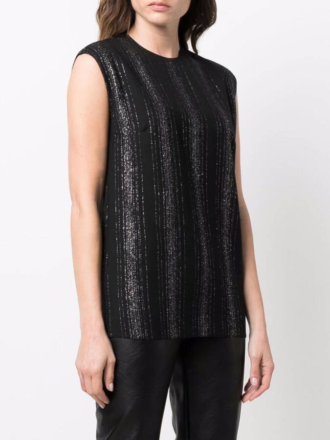 Stella McCartney Mouwloze blouse Zwart