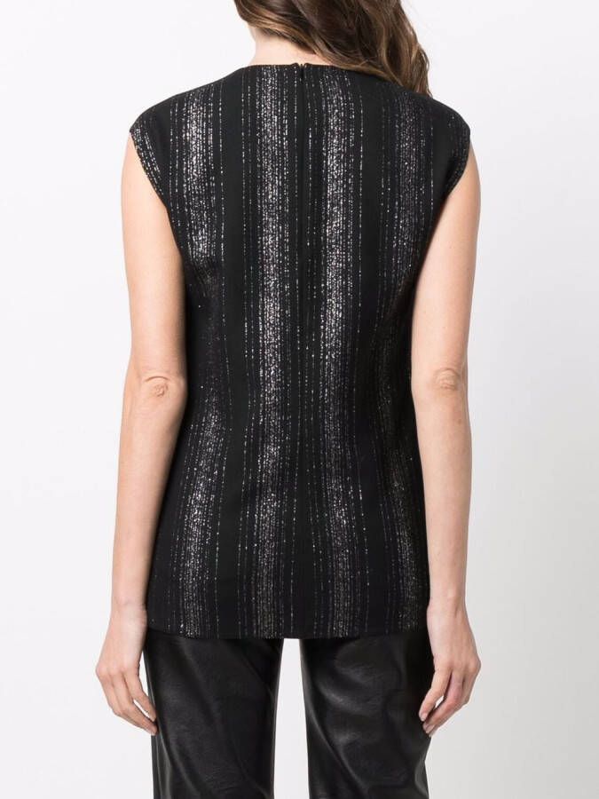 Stella McCartney Mouwloze blouse Zwart