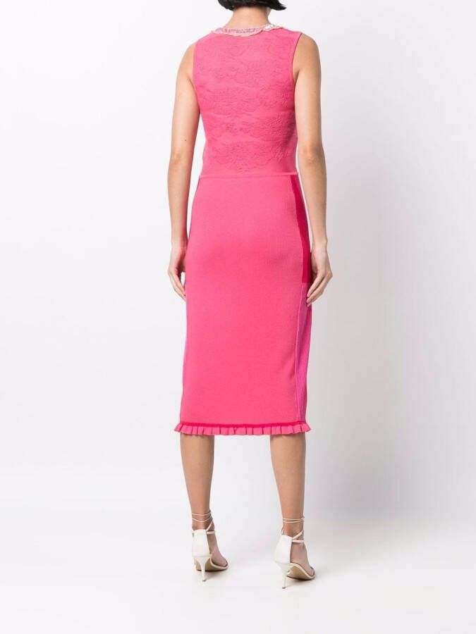 Stella McCartney Mouwloze jurk Roze