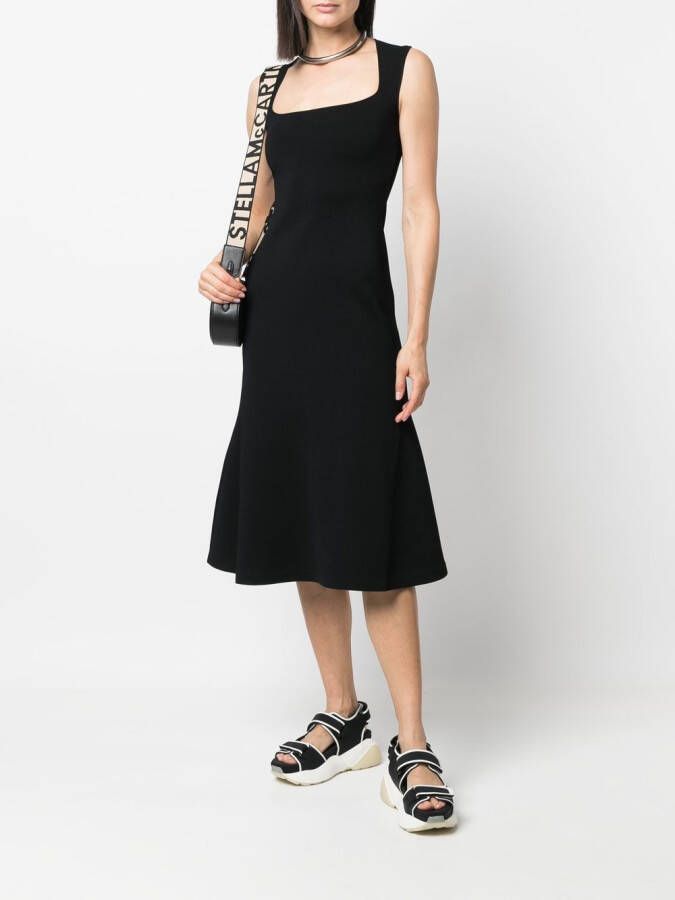 Stella McCartney Mouwloze jurk Zwart