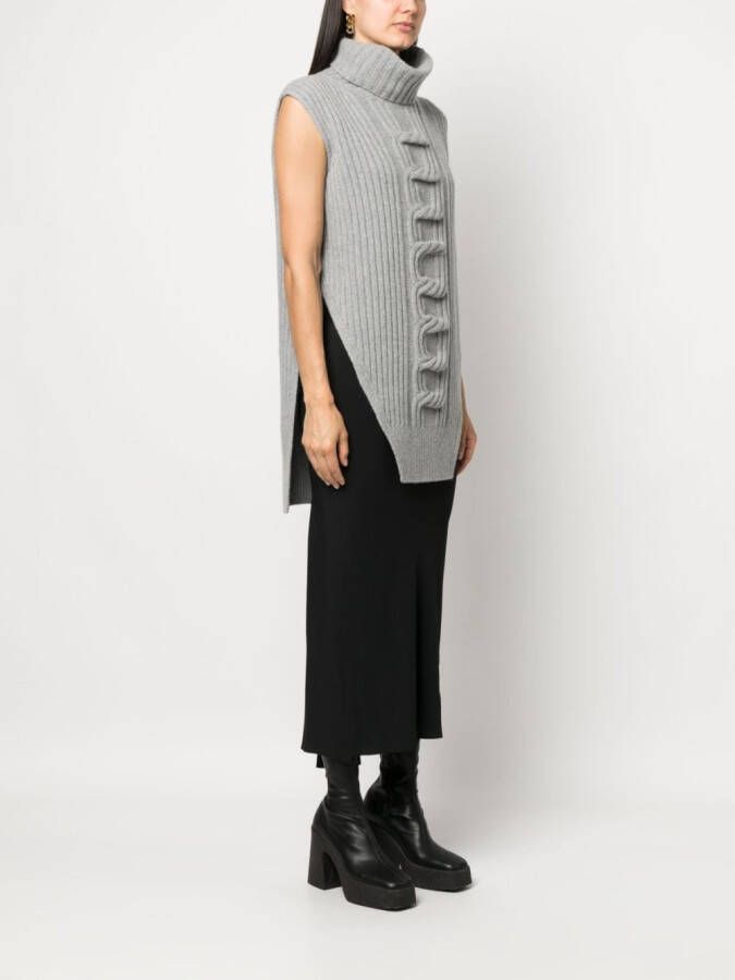 Stella McCartney Mouwloze top Grijs