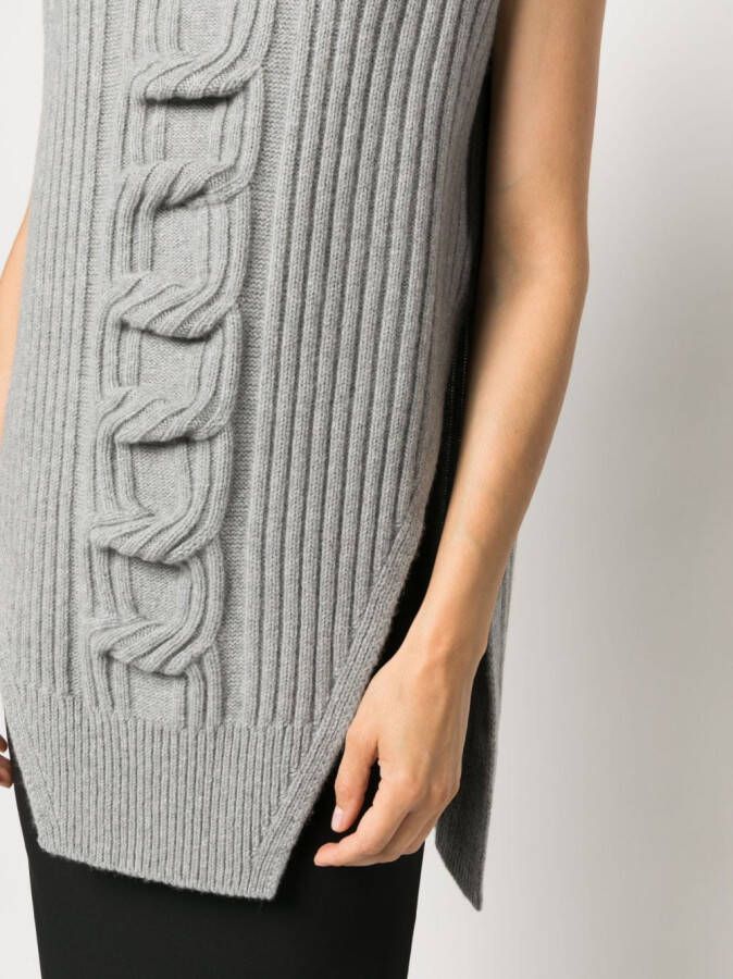 Stella McCartney Mouwloze top Grijs