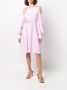 Stella McCartney Off-shoulder midi-jurk Paars - Thumbnail 2