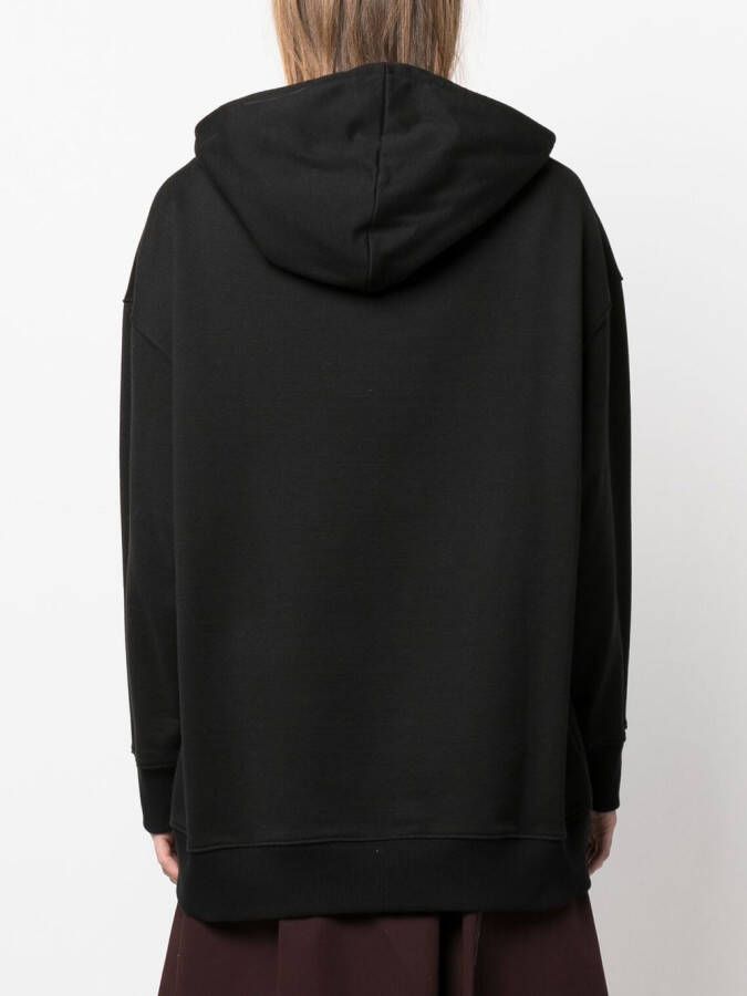 Stella McCartney Oversized hoodie Zwart