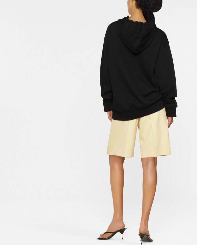 Stella McCartney Oversized hoodie Zwart