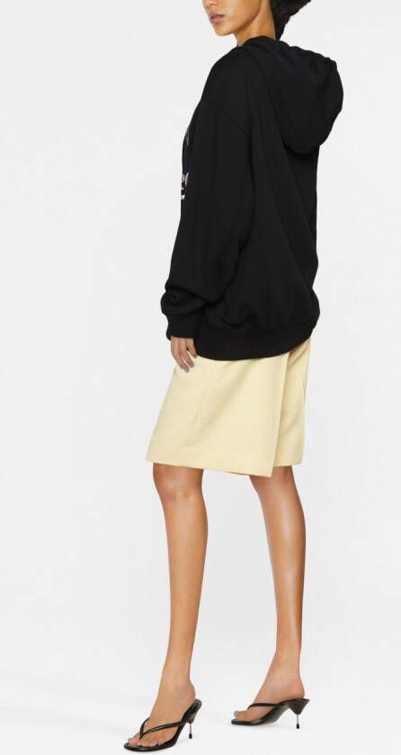 Stella McCartney Oversized hoodie Zwart