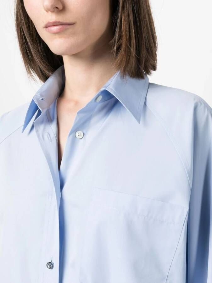 Stella McCartney Oversized blouse Blauw