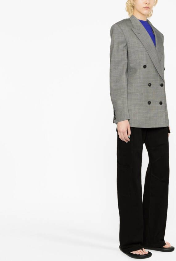 Stella McCartney Blazer met dubbele rij knopen Zwart