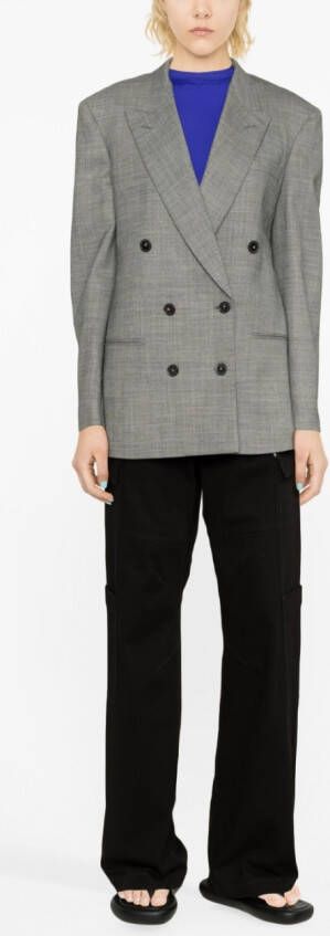 Stella McCartney Blazer met dubbele rij knopen Zwart