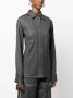 Stella McCartney Blouse met puntige kraag Grijs - Thumbnail 3