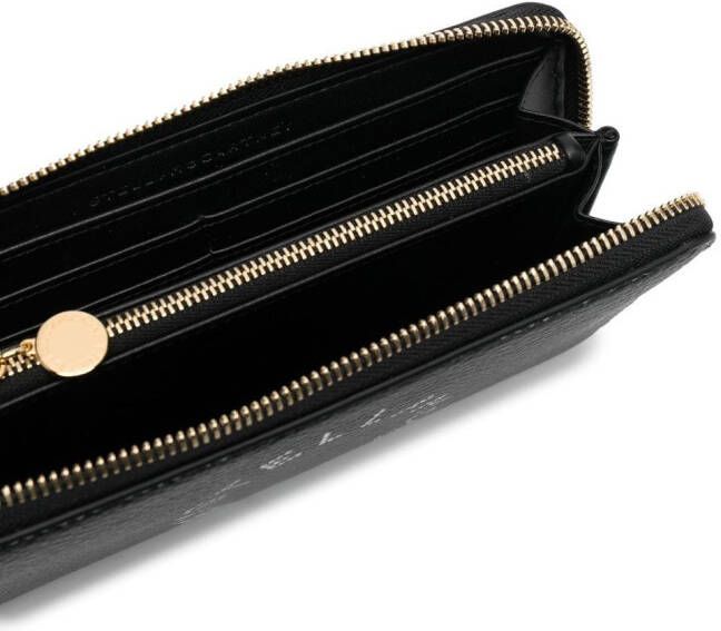 Stella McCartney Portemonnee met logo Zwart