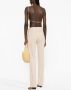 Stella McCartney straight-leg wool-blend trousers Beige - Thumbnail 3