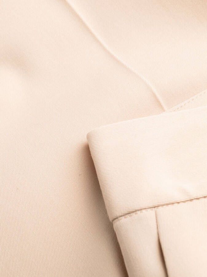 Stella McCartney straight-leg wool-blend trousers Beige
