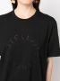 Stella McCartney T-shirt met logo van stras Zwart - Thumbnail 5