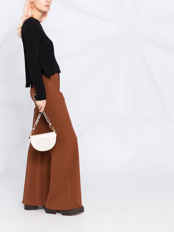 Stella McCartney Ribgebreide trui Zwart