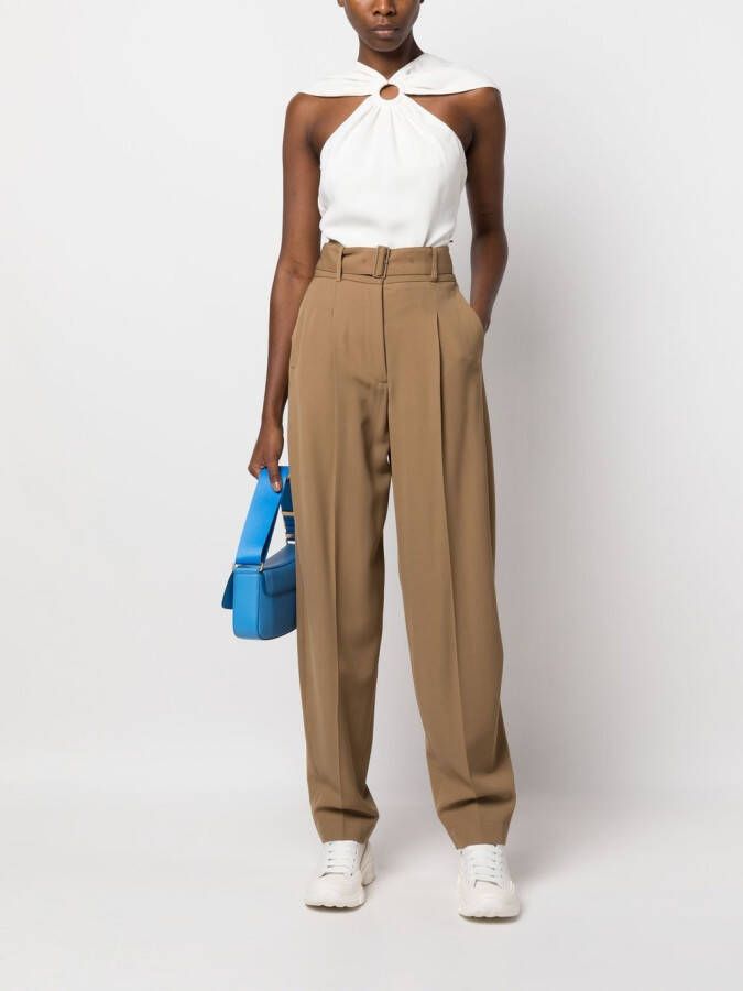 Stella McCartney T-shirt met open schouders Wit