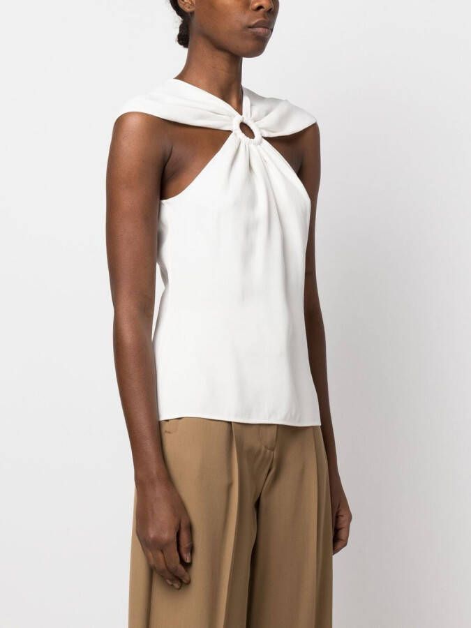 Stella McCartney T-shirt met open schouders Wit