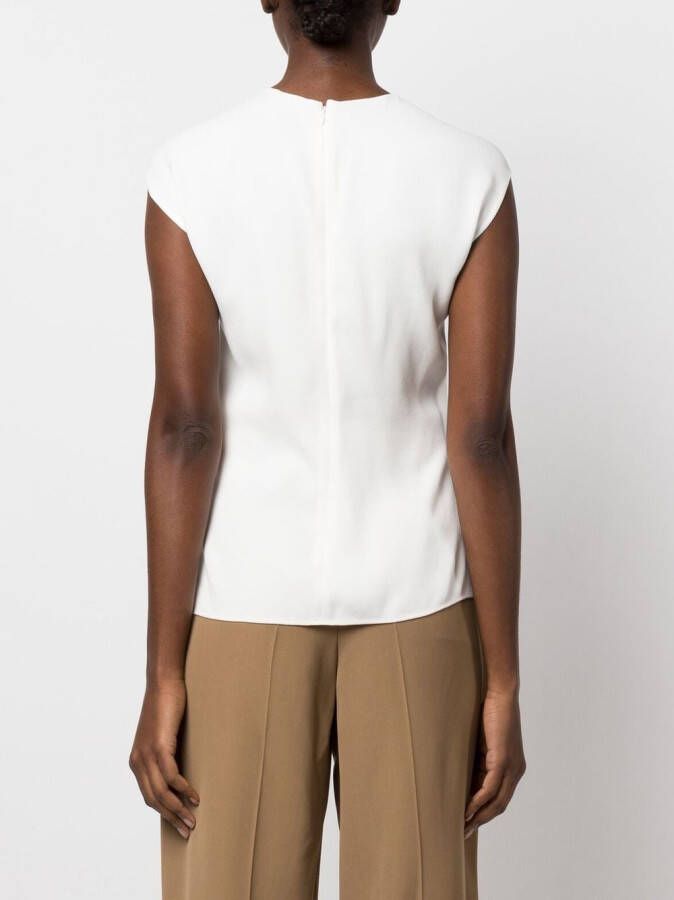 Stella McCartney T-shirt met open schouders Wit