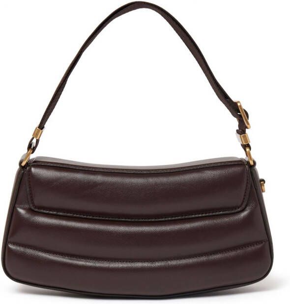 Stella McCartney S-Wave gewatteerde schoudertas Bruin