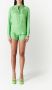 Stella McCartney Satijnen shorts Groen - Thumbnail 2