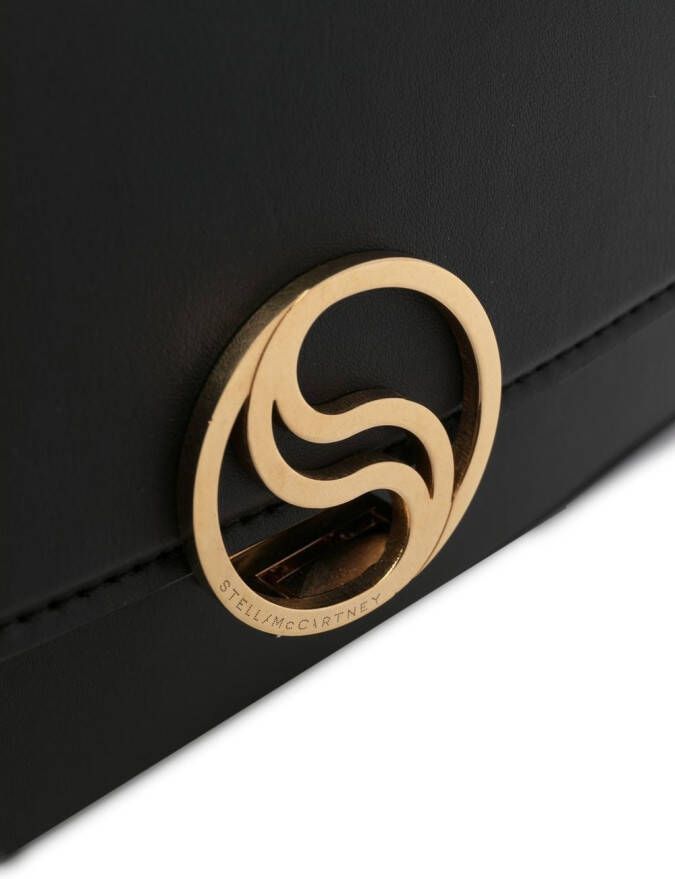 Stella McCartney Schoudertas met logogesp Zwart