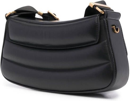 Stella McCartney S-Wave gewatteerde schoudertas Zwart