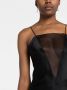 Stella McCartney Midi-jurk met doorzichtig vlak Zwart - Thumbnail 5