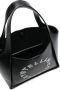 Stella McCartney Shopper met geborduurd logo Zwart - Thumbnail 5
