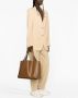 Stella McCartney Shopper met logo Bruin - Thumbnail 2