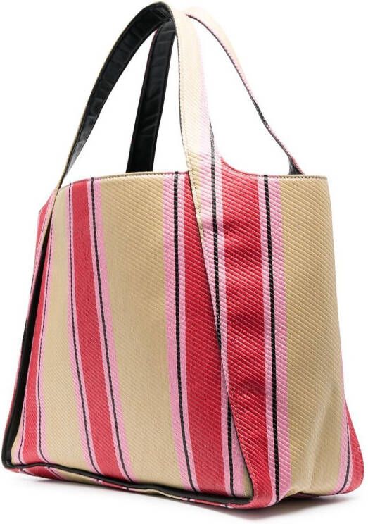 Stella McCartney Shopper met logoprint Beige