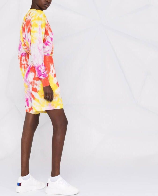 Stella McCartney Shorts met tie-dye print Roze