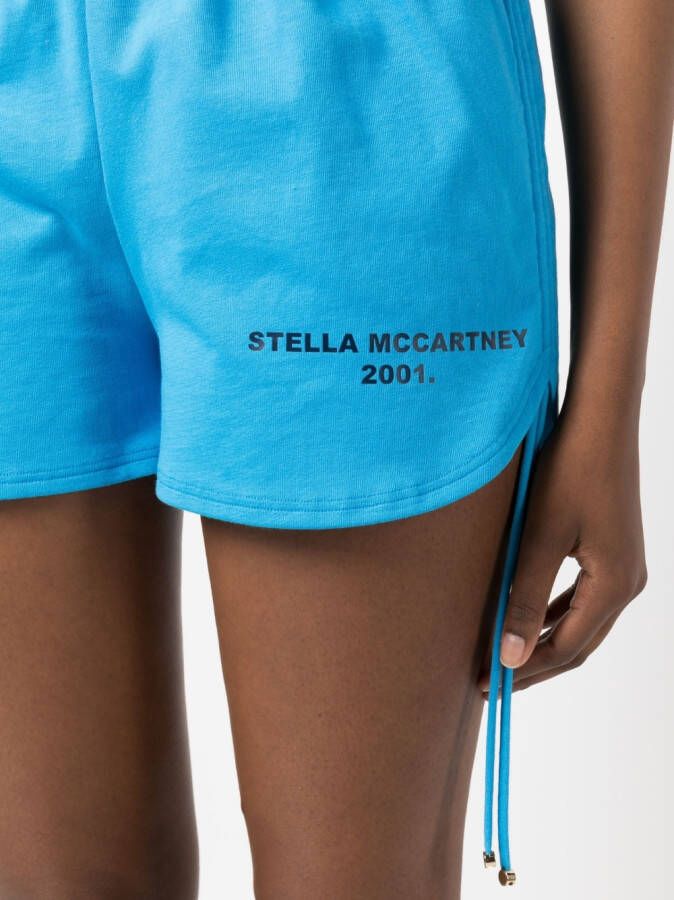 Stella McCartney Shorts met trekkoord Blauw