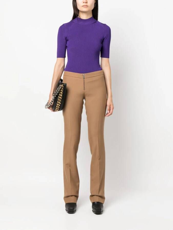 Stella McCartney Slim-fit broek Bruin