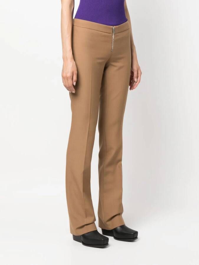 Stella McCartney Slim-fit broek Bruin