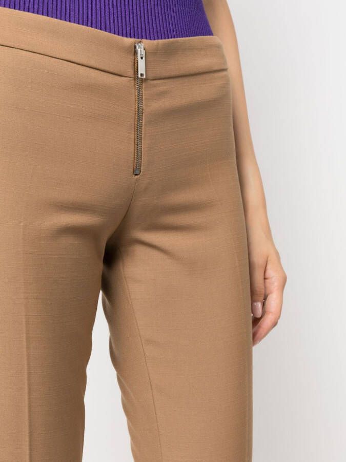 Stella McCartney Slim-fit broek Bruin