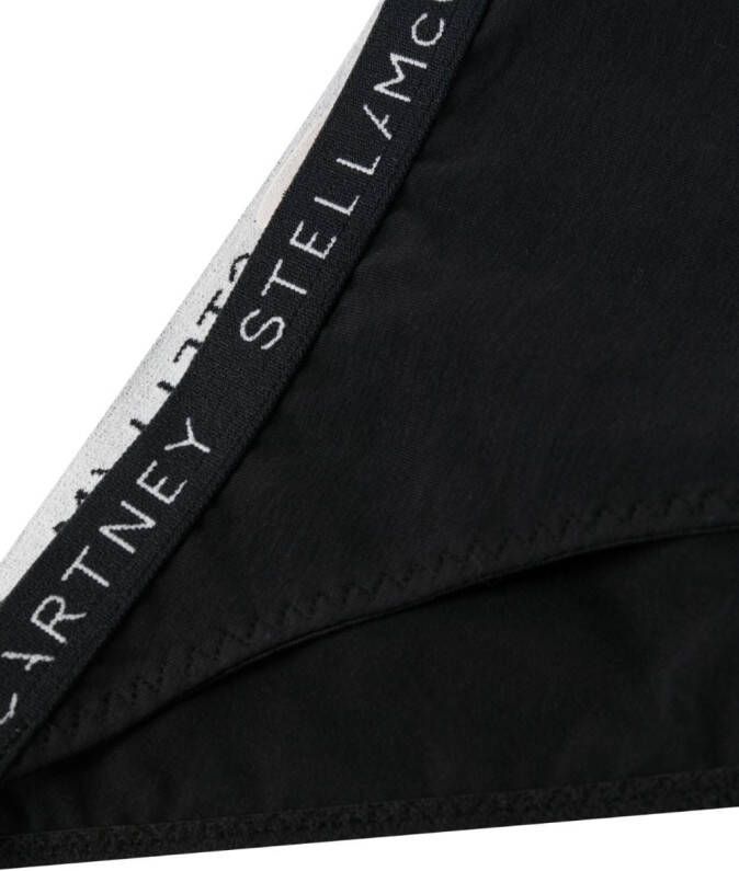 Stella McCartney Slip met logoband Zwart