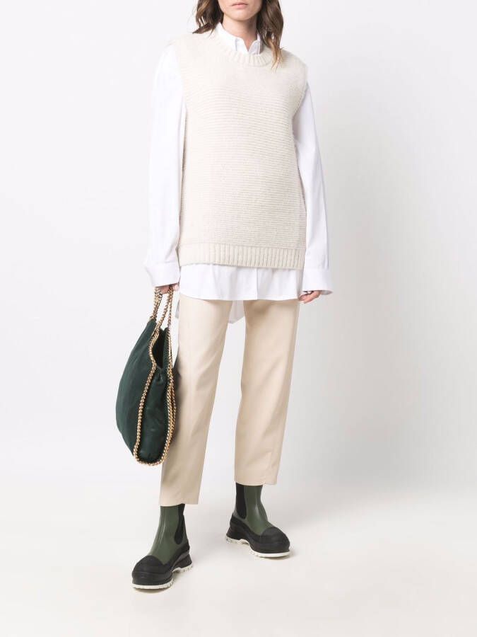 Stella McCartney Spencer met ronde hals Wit