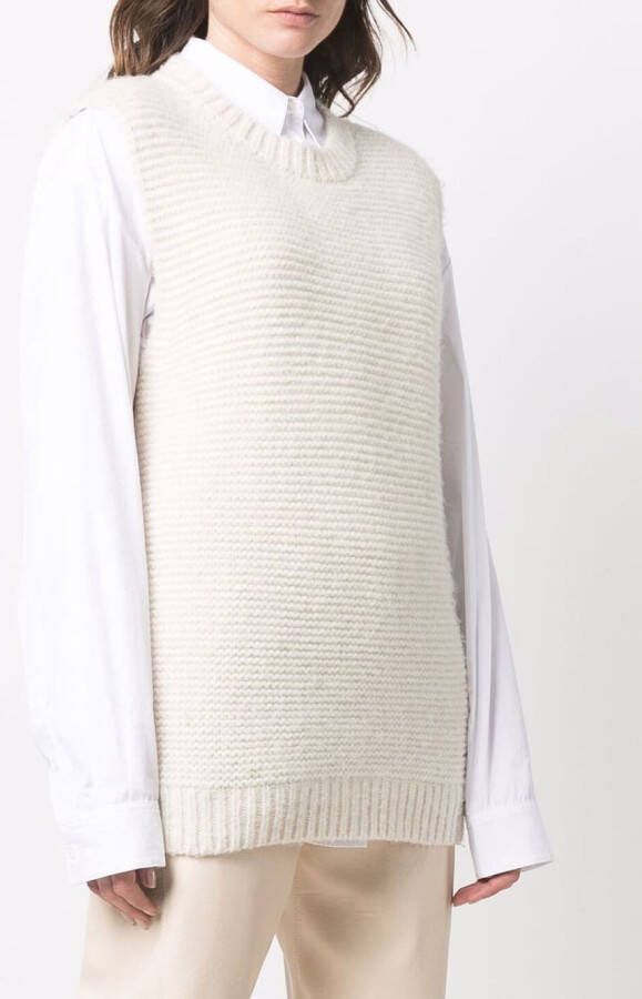 Stella McCartney Spencer met ronde hals Wit