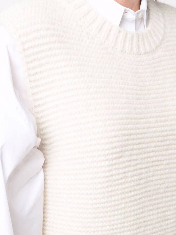 Stella McCartney Spencer met ronde hals Wit