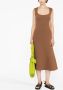 Stella McCartney Mouwloze jurk Bruin - Thumbnail 2