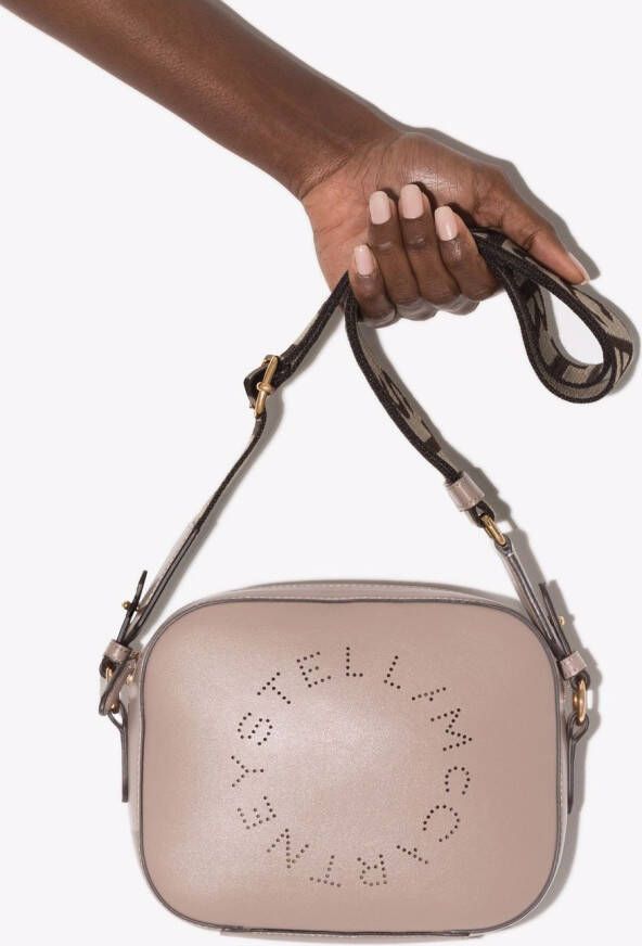 Stella McCartney Stella cameratas met logo Beige