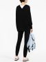 Stella McCartney Stella Iconics fijngebreide broek Zwart - Thumbnail 4