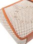 Stella McCartney Stella schoudertas met geborduurd logo Beige - Thumbnail 4